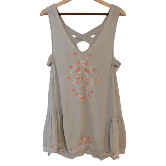 Free People Shirt-Dress. - Picture 5 of 9